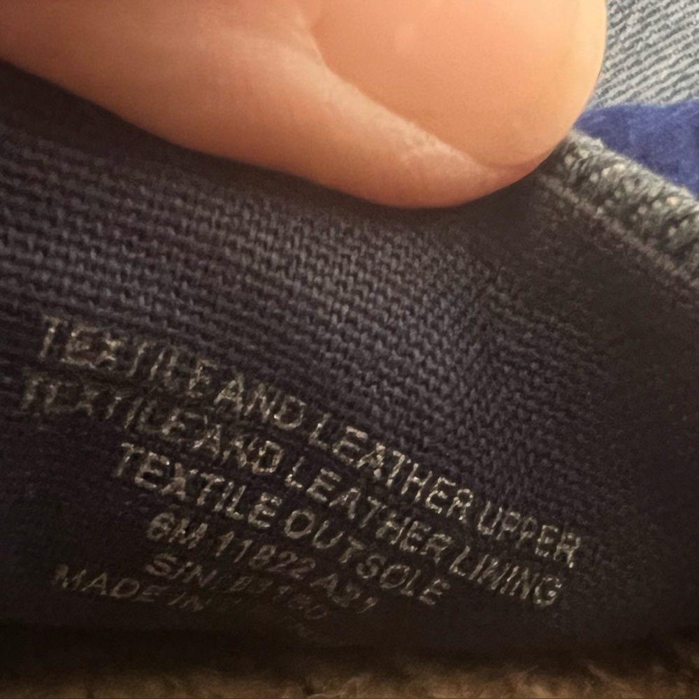 TORY BURCH Benton Denim Cap Toe Espadrille Blue Platform Women’s Size 6 - Picture 16 of 16